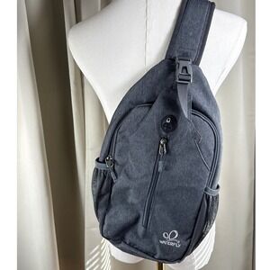 Waterfly Sling Backpack Gray Crossbody Shoulder Bag Hiking Daypack Travel Bag